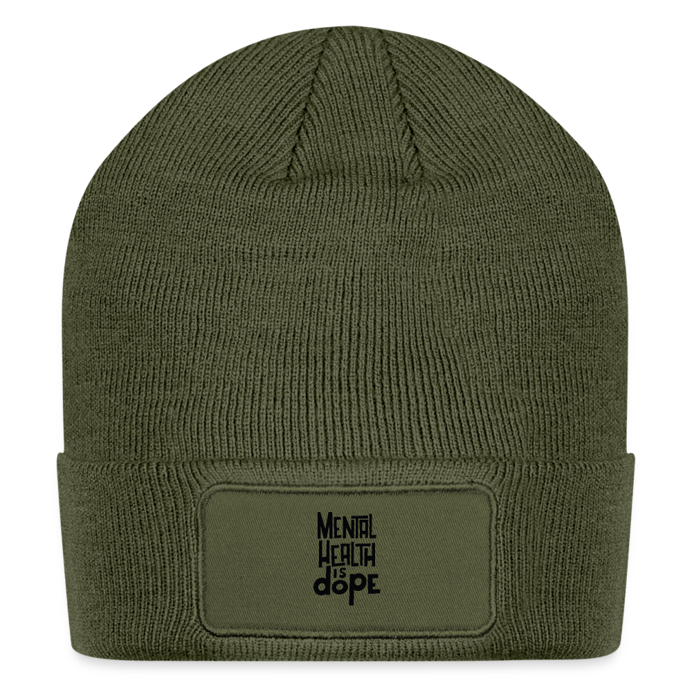 "Dope" thinking beanie - olive