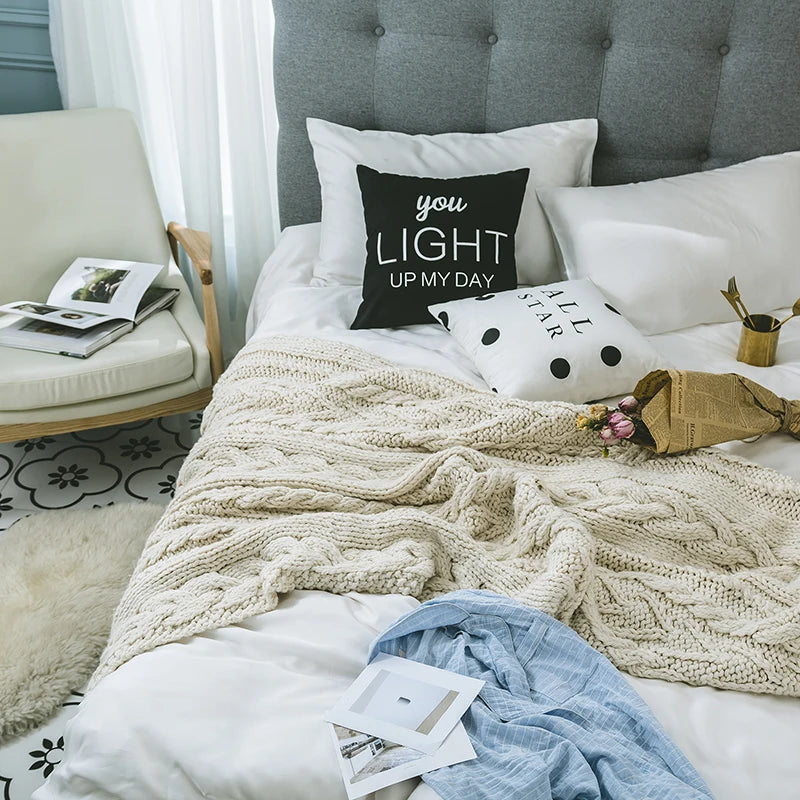 ποΈ The Serenity Knit Blanket