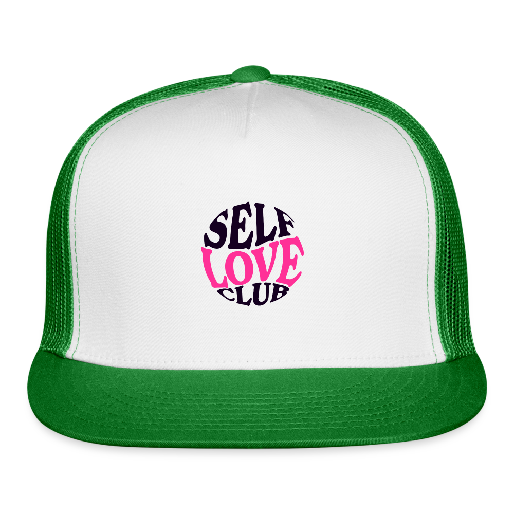 Self-Love on top - white/kelly green