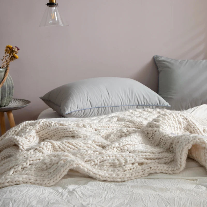 🛏️ The Serenity Knit Blanket