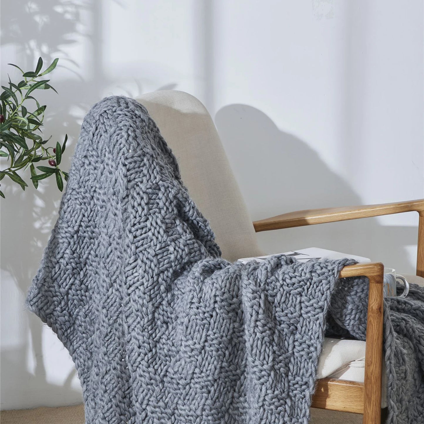 🛏️ The Serenity Knit Blanket
