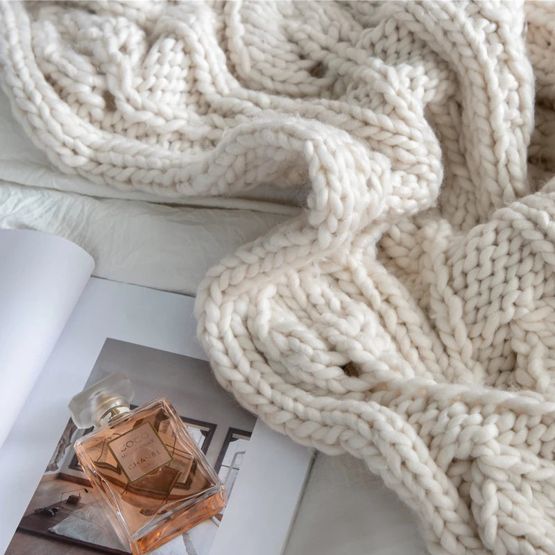 🛏️ The Serenity Knit Blanket