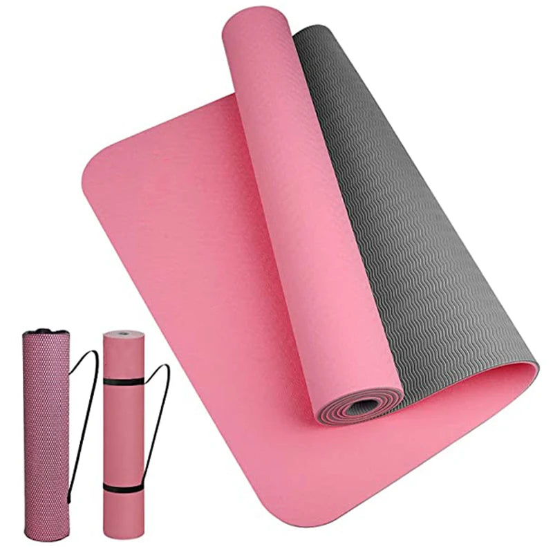 🖤 Dual Flow Non-Slip Yoga Mat 🧘🏾‍♀️✨
