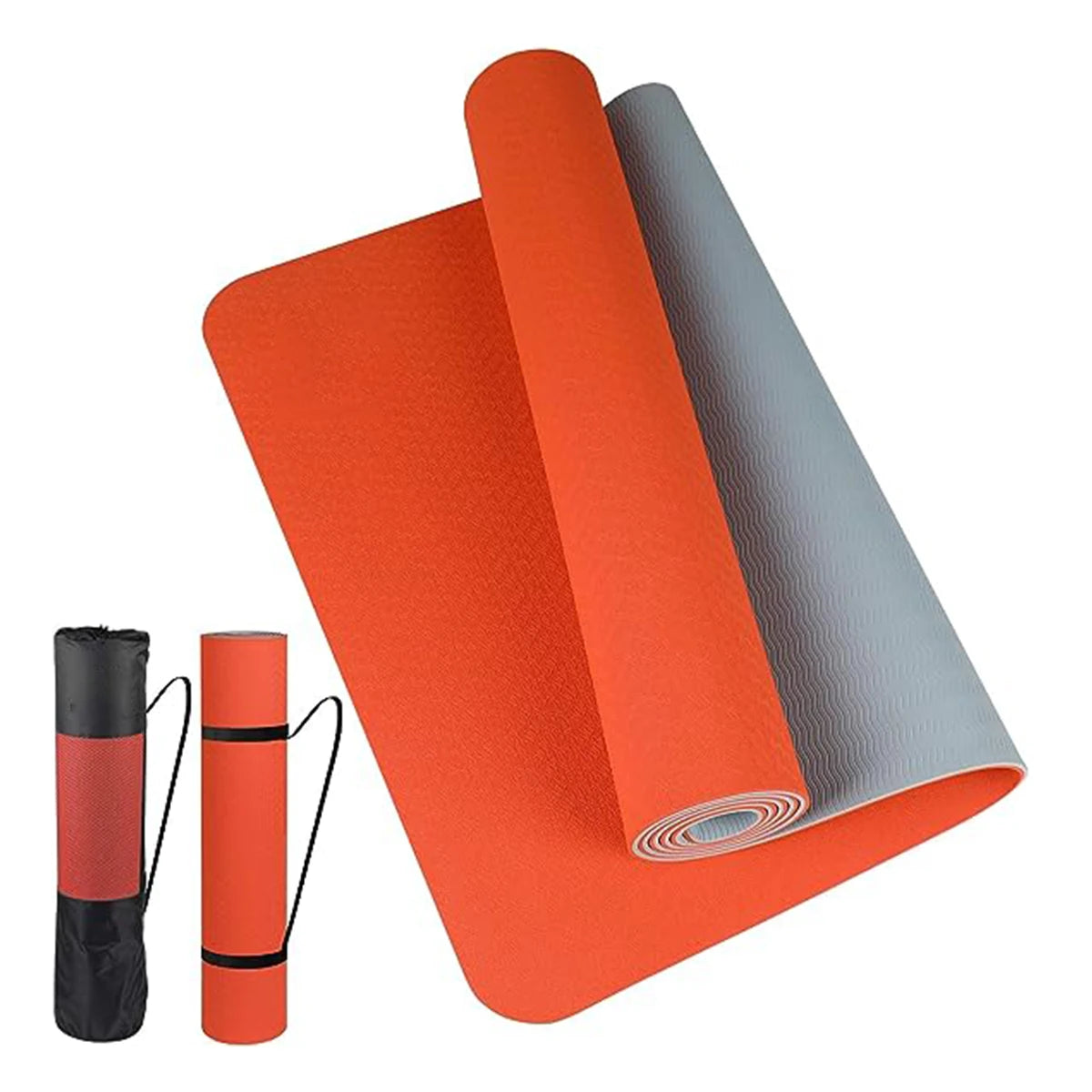 🖤 Dual Flow Non-Slip Yoga Mat 🧘🏾‍♀️✨