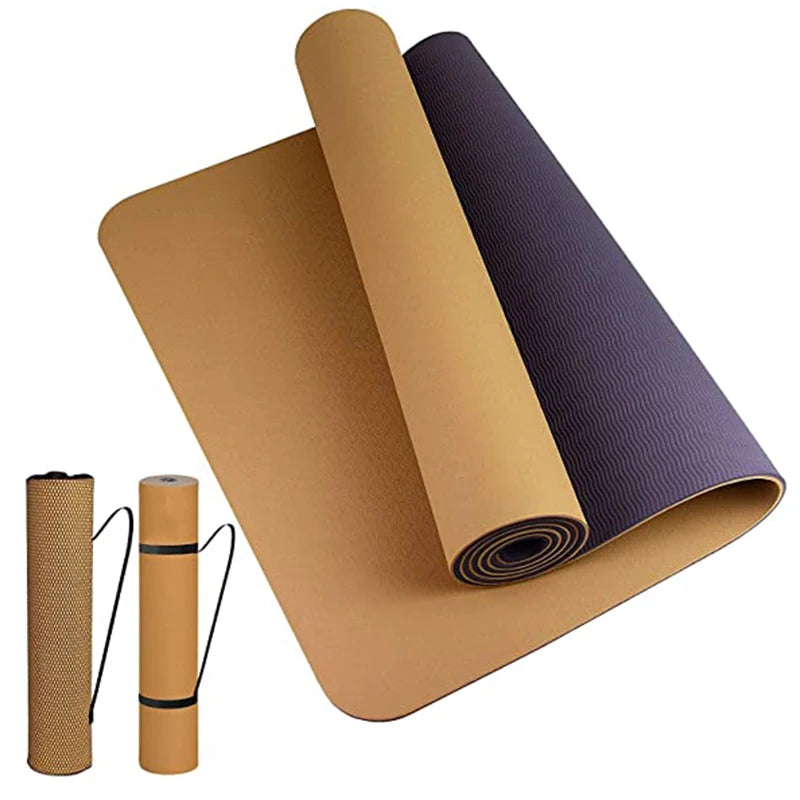 🖤 Dual Flow Non-Slip Yoga Mat 🧘🏾‍♀️✨
