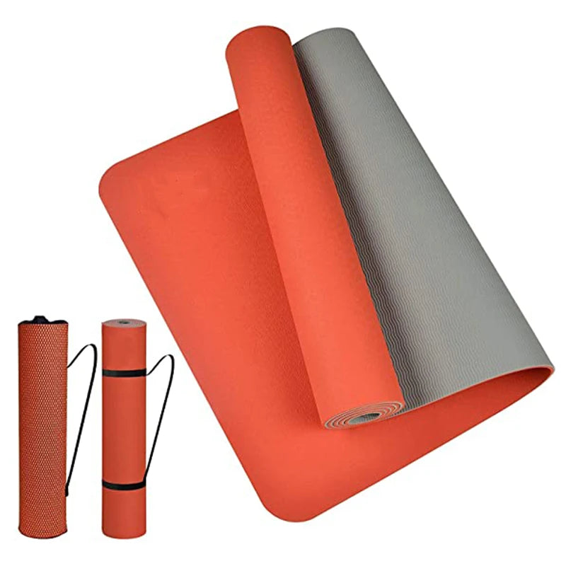 🖤 Dual Flow Non-Slip Yoga Mat 🧘🏾‍♀️✨