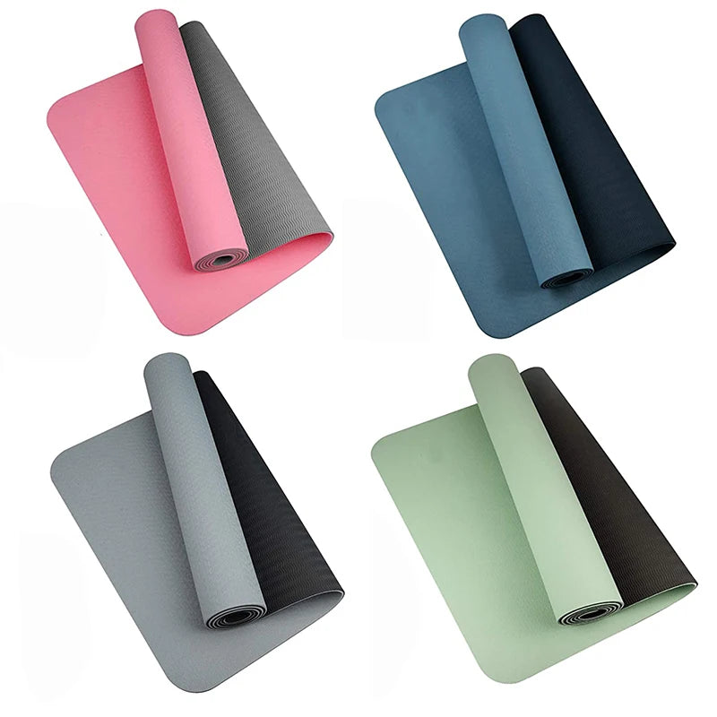 🖤 Dual Flow Non-Slip Yoga Mat 🧘🏾‍♀️✨
