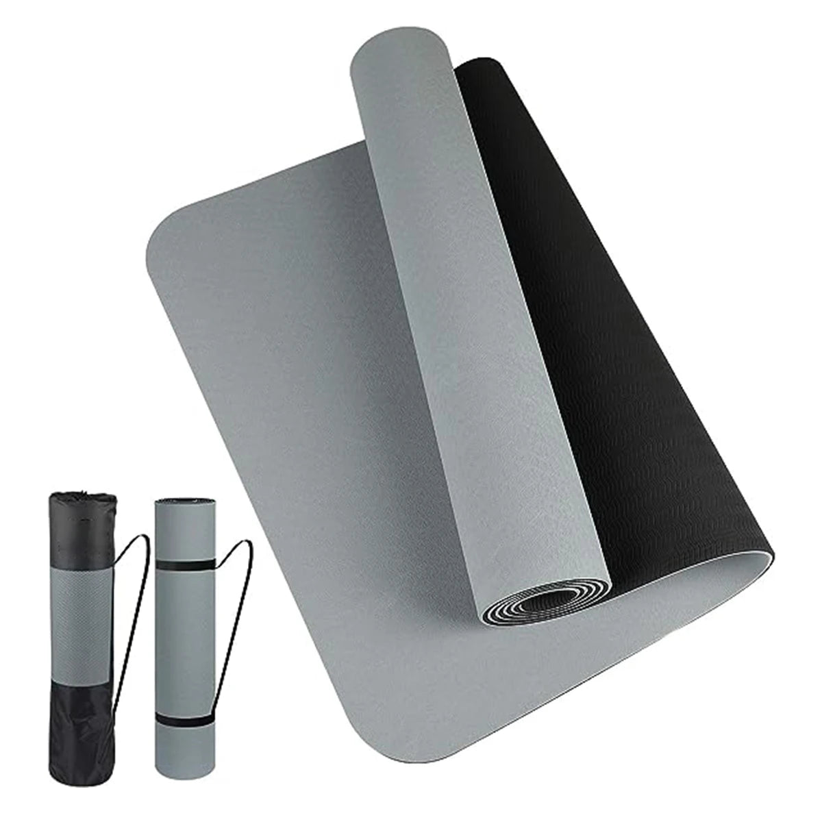 🖤 Dual Flow Non-Slip Yoga Mat 🧘🏾‍♀️✨