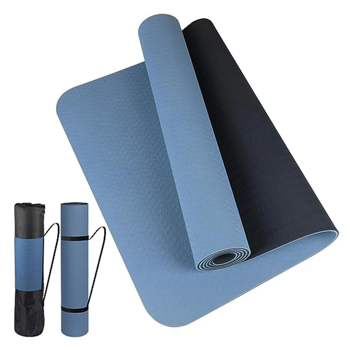 🖤 Dual Flow Non-Slip Yoga Mat 🧘🏾‍♀️✨