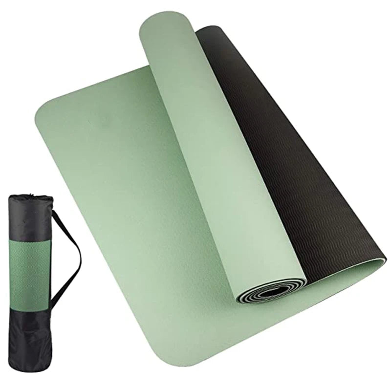 🖤 Dual Flow Non-Slip Yoga Mat 🧘🏾‍♀️✨